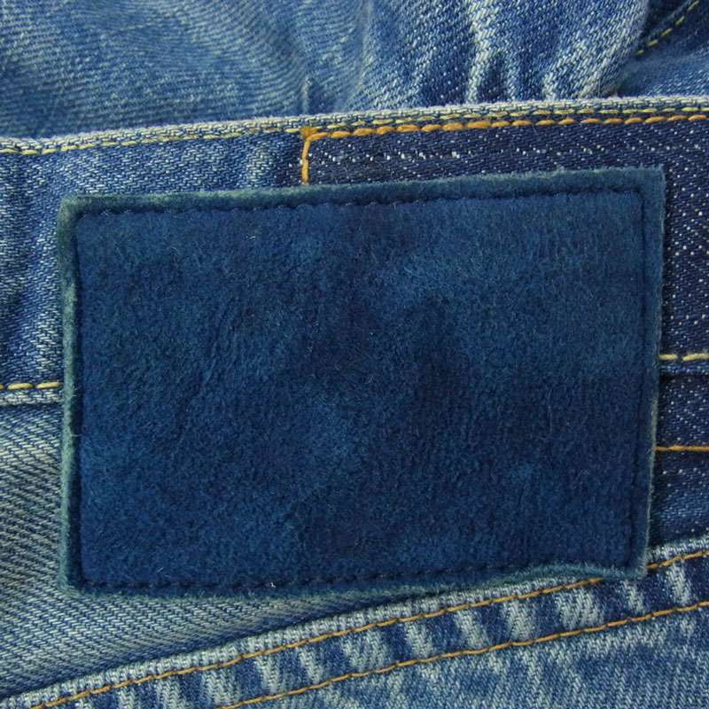 VISVIM 18AW 0118105005029 SOCIAL SCULPTURE 10 DAMAGED-14 ソーシャル スカルプチャー ダメージ加工 デニム パンツ 買取実績 画像