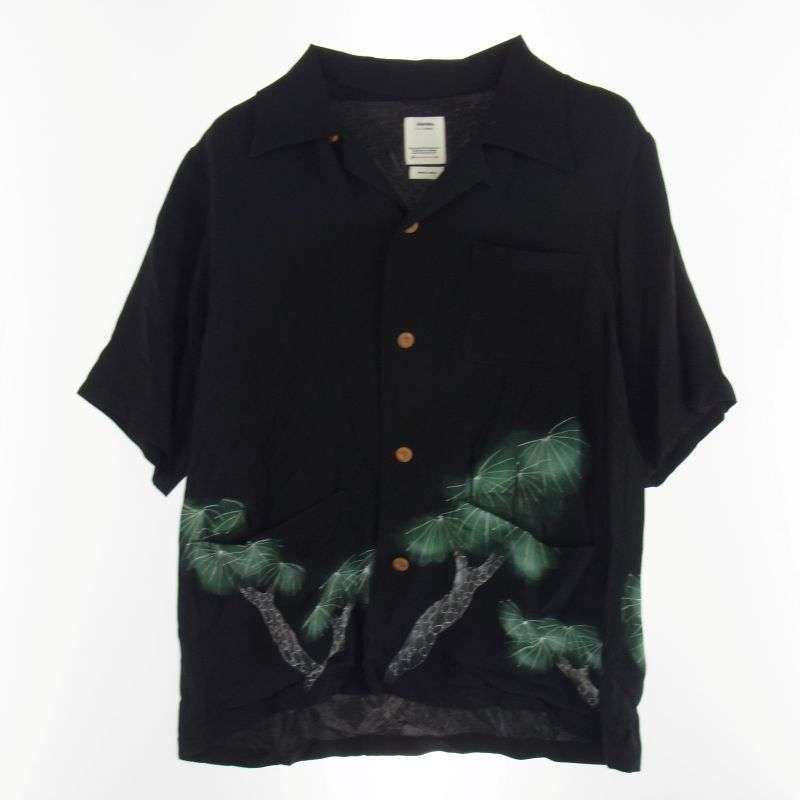 VISVIM 19SS 0119105011026 ELLERY SHIRT S/S PINES 開襟 シルク 半袖 シャツ 買取実績 画像