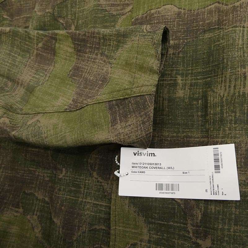 VISVIM 21SS 0121105013013 WHITEOAK COVERALL カバーオール ジャケット 買取実績 画像