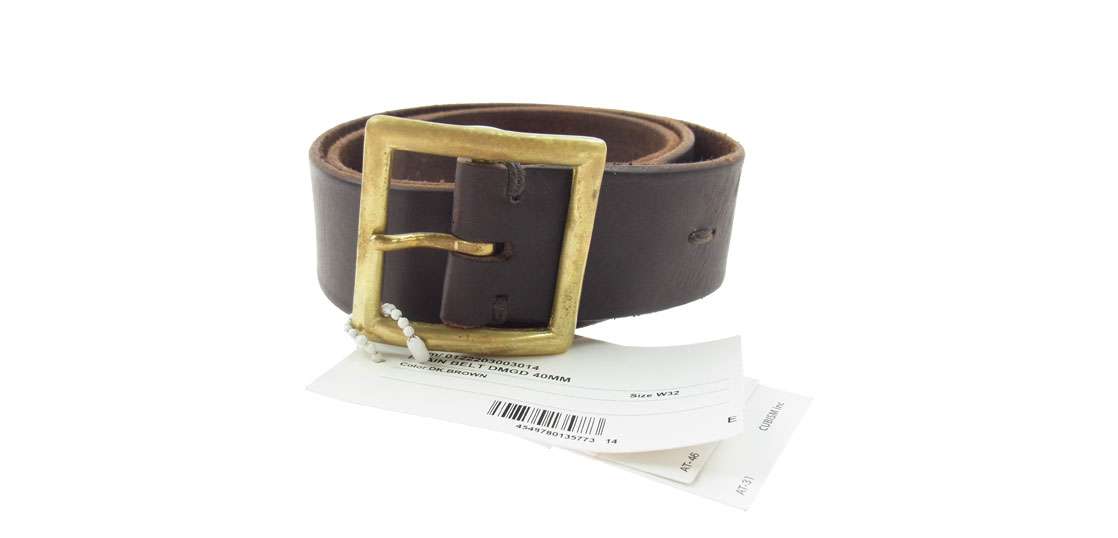 visvim VISVIM ビズビム 22AW PLAIN BELT DMGD 40MM