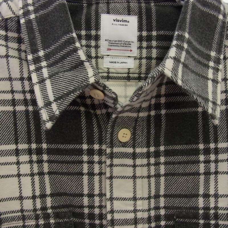 VISVIM 24AW 124205011012 PIONEER CHECK L/S パイオニア チェック ロングスリーブ 長袖 シャツ 買取実績 画像