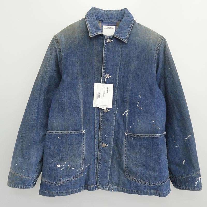 VISVIM 25aw 0125205006003 SS COVERALL DOWN DMGD INDIGO カバーオール ダウン デニム ジャケット 買取実績 画像