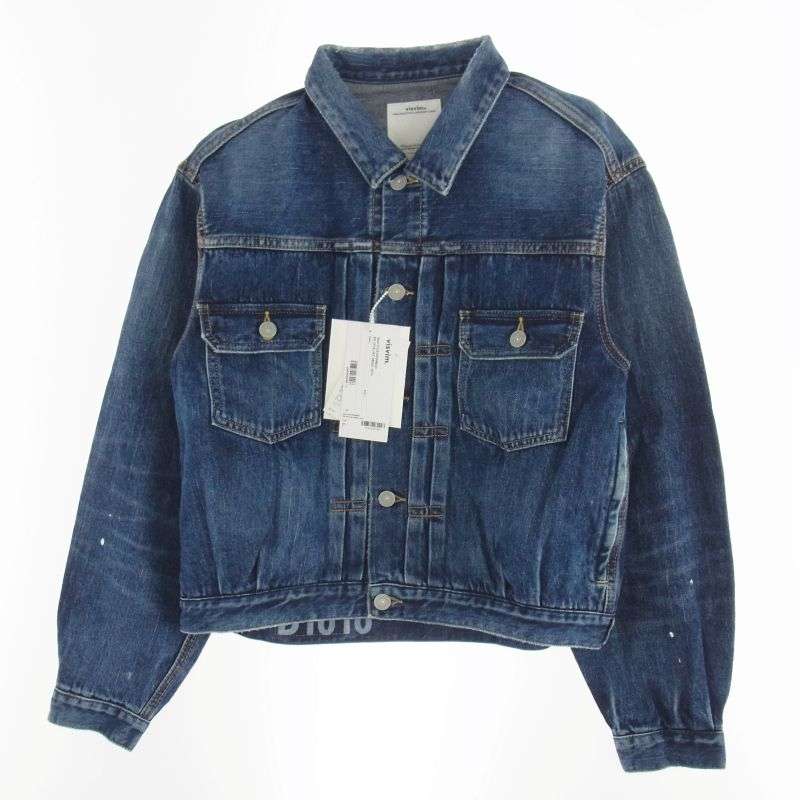 VISVIM 25ss '0125105006003 SS 101X JKT DMGD-1010 ダメージ加工 デニム ジャケット 買取実績 画像