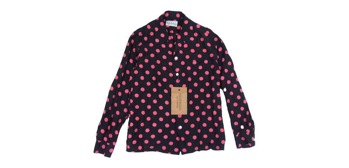 ワコマリア ビッグ ドット オープンカラー シャツ 12AW-DOT-SHI02 買取実績