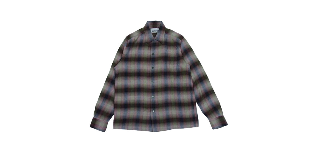 ワコマリア オンブレ チェック 長袖 レーヨン シャツ 買取実績