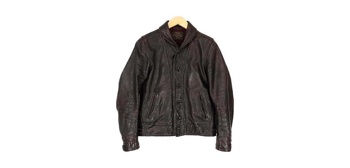 ワコマリア A-1 ショールカラー 茶芯 レザー ジャケット 買取実績