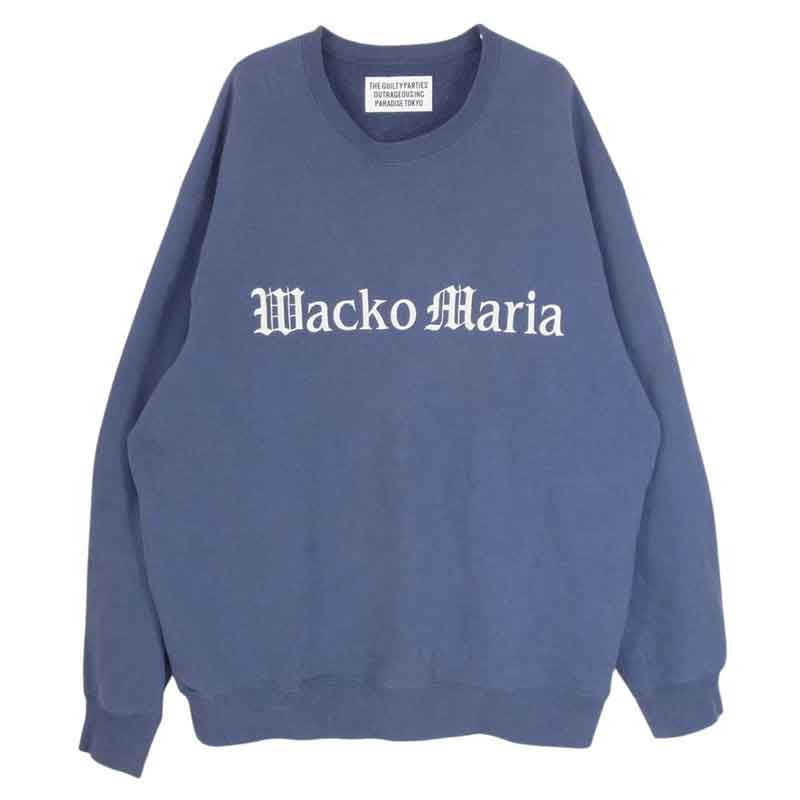 ワコマリア 23SS MIDDLE WEIGHT CREW NECK SWEAT SHIRT クルーネック スウェット 買取実績 画像