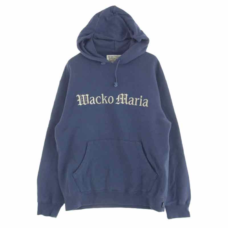 ワコマリア 23SS MIDDLE WEIGHT PULLOVER HOODED SWEAT SHIRT ロゴ 刺繍 ミドルウェイト スウェット パーカー 買取実績 画像