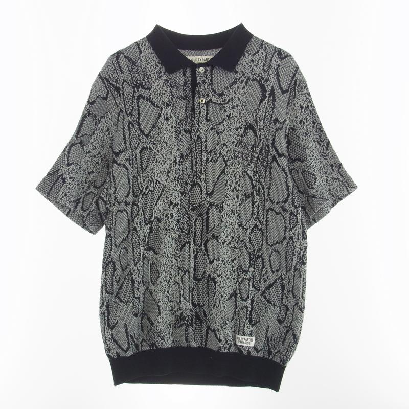 ワコマリア 23SS PYTHON VELOUR POLO SHIRT ポロシャツ 買取実績 画像