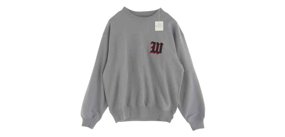 ワコマリア 24AW 24FW-WMC-SS08 MIDDLE WEIGHT SWEAT SHIRT 買取実績