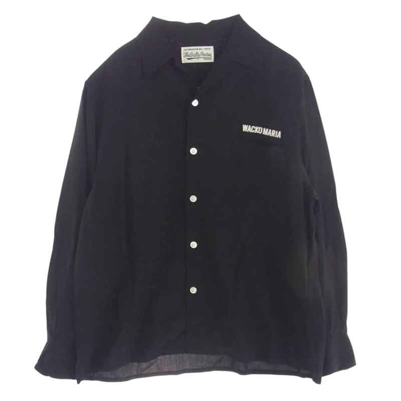 ワコマリア 24SSE-WMS-OC03 50'S SHIRT L/S TYPE 2 BLACK 長袖 シャツ 買取実績 画像