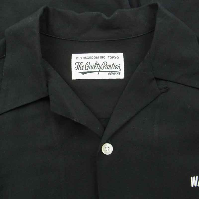 ワコマリア 24SSE-WMS-OC03 50'S SHIRT L/S TYPE 2 BLACK 長袖 シャツ 買取実績 画像