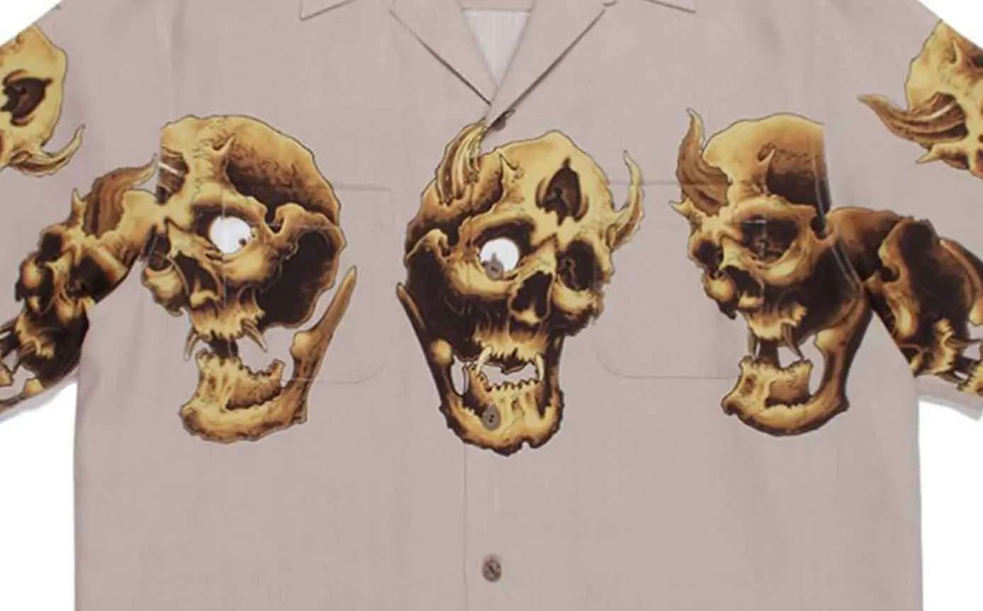 WACKO MARIA × 56 TATTOO STUDIO ドクロ柄 半袖 ワコマリア×56 TATTOO STUDIOのコラボアイテムの価格が高騰中! 買取