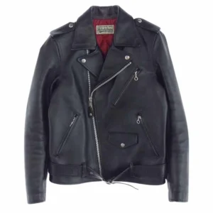 専用　ワコマリア 裏地 ドット ステアハイド レザー ライダース ジャケット M WACKO MARIA/LEATHER DOUBLE RIDERS JACKET（BLACK）［レザーダブル
