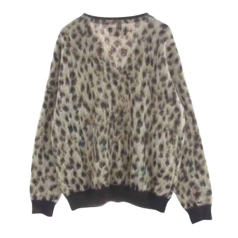 ワコマリア LEOPARD MOHAIR CARDIGAN モヘア混 レオパード カーディガン 買取実績 画像