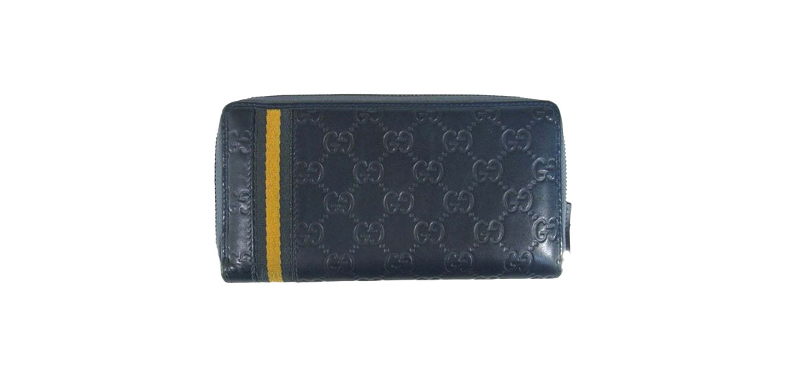 グッチ シマ ラウンドジップ レザー 長財布 ロング ウォレット イエロー 買取実績