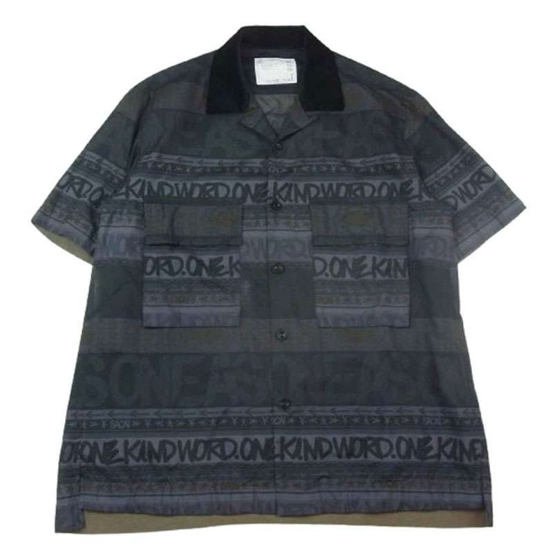 サカイ 23SS 23-03076M Eric Haze Bandana Print Shirt エリック ヘイズ バンダナ プリント 半袖 シャツ 買取実績 画像