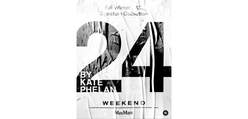 ウィークエンドマックスマーラ 23-2FWシグネチャーコレクション「24 by Kate Phelan」 画像