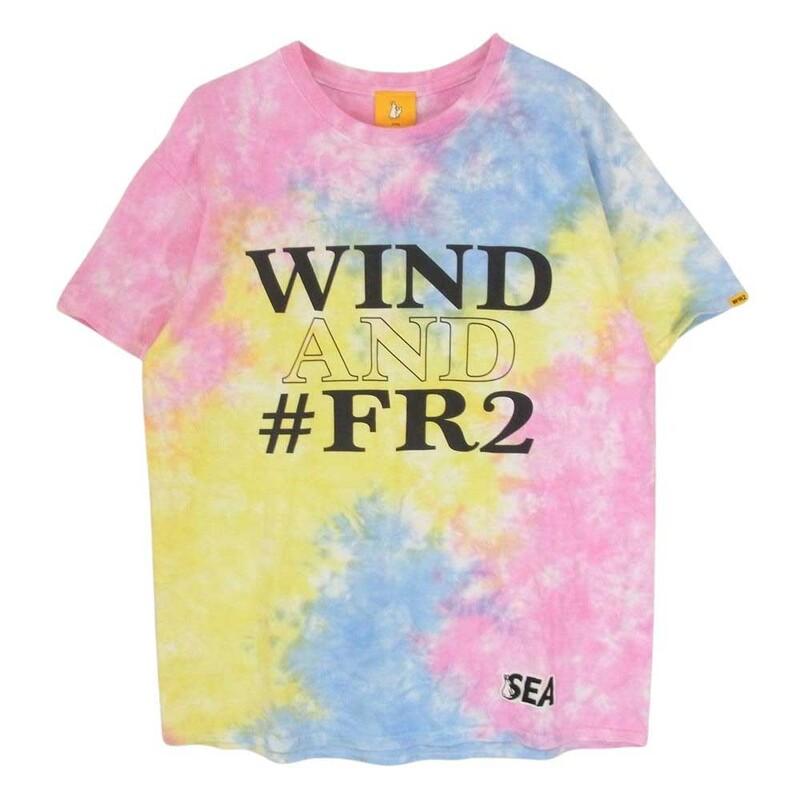 ウィンダンシー × FR2 Fxxking rabbits PATCH T-SHIRT Multi Tie-dye タイダイ柄 ウサギ 半袖 プリント クルーネック Tシャツ 買取実績 画像