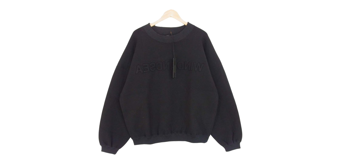 ウィンダンシー 21春夏 インバート クルー ネック スウェット 買取実績