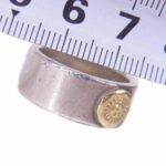 ウィングロックK18メタル平打ちシルバーリング買取実績画像