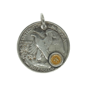 ウィングロック 金メタル付き モルガンコイン ペンダントトップ シルバー 買取実績