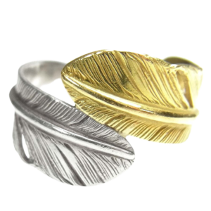 ウィングロック K18 ダブルフェザー リング ゴールド シルバー 買取実績