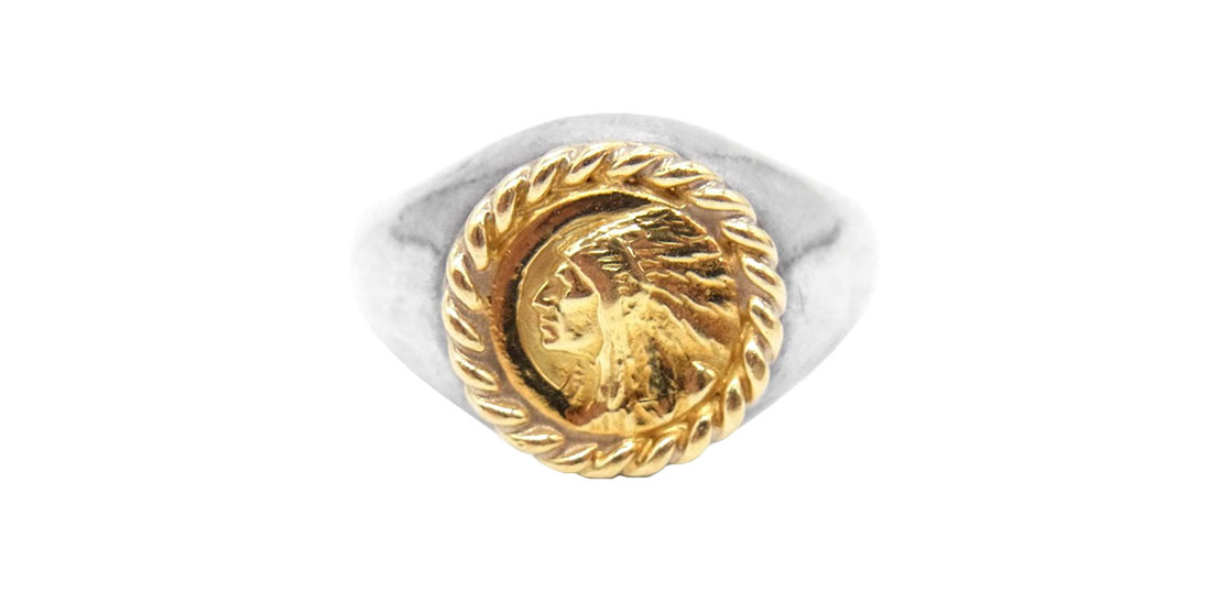 ウィングロック K18 インディアン カレッジリング 指輪 買取実績