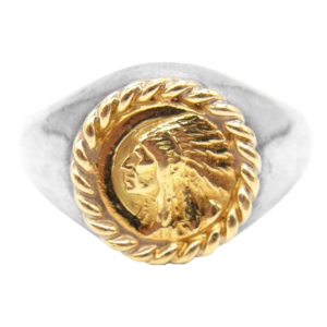 ウィングロック K18 インディアン カレッジリング 指輪 買取実績