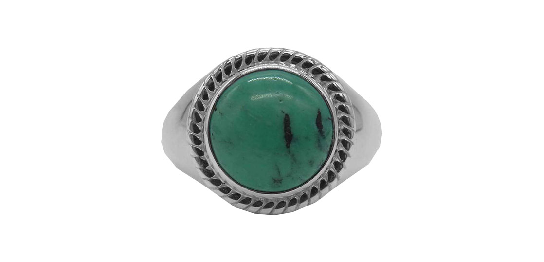 ウィングロック リング 銀縄 ターコイズ 指輪 買取実績