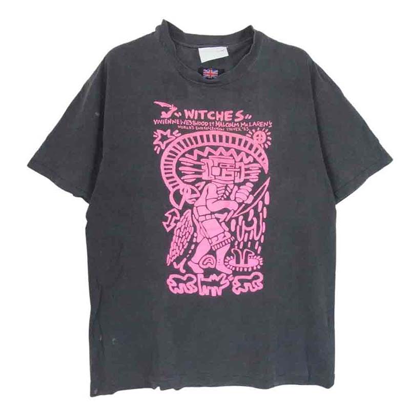 ワールズ エンド クラシックス × Vivienne Westwood 80s 90s Malcolm Robert Andrew McLaren worlds end 83 KEITH HARING 90s復刻 プリント 半袖 Tシャツ 買取実績 画像