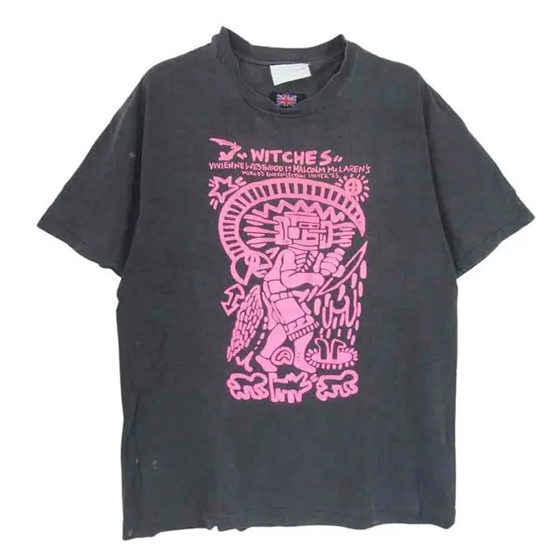 廃盤 Vivienne Westwood worlds end 半袖Tシャツ ワールズエンドWorlds End Vivienne Westwood コットンプリントTシャツ