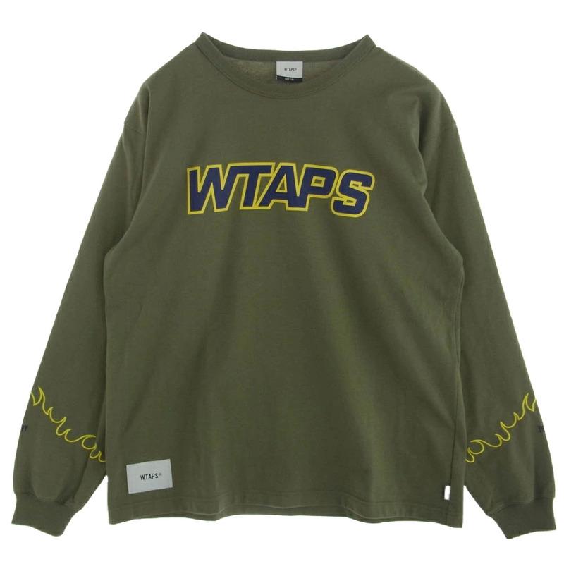 ダブルタップス 20AW 202ATDT-CSM17 ドリフターズ ロゴプリント 長袖 Tシャツ 買取実績 画像