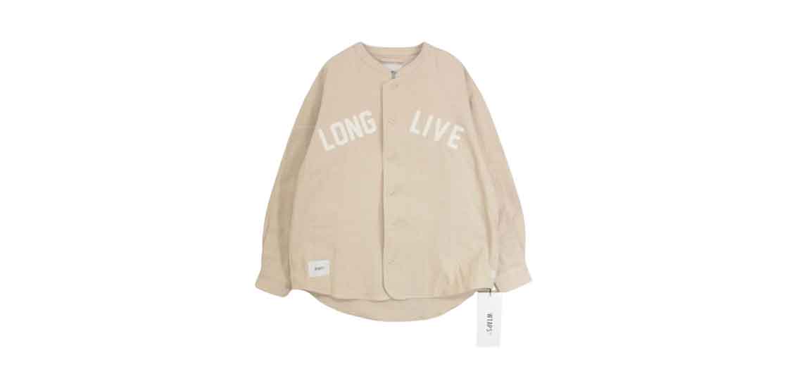 WTAPS 21AW 212TQDT-SHM04 LS リーグ LONG LIVE ワッペン シャツ ベージュ 買取実績