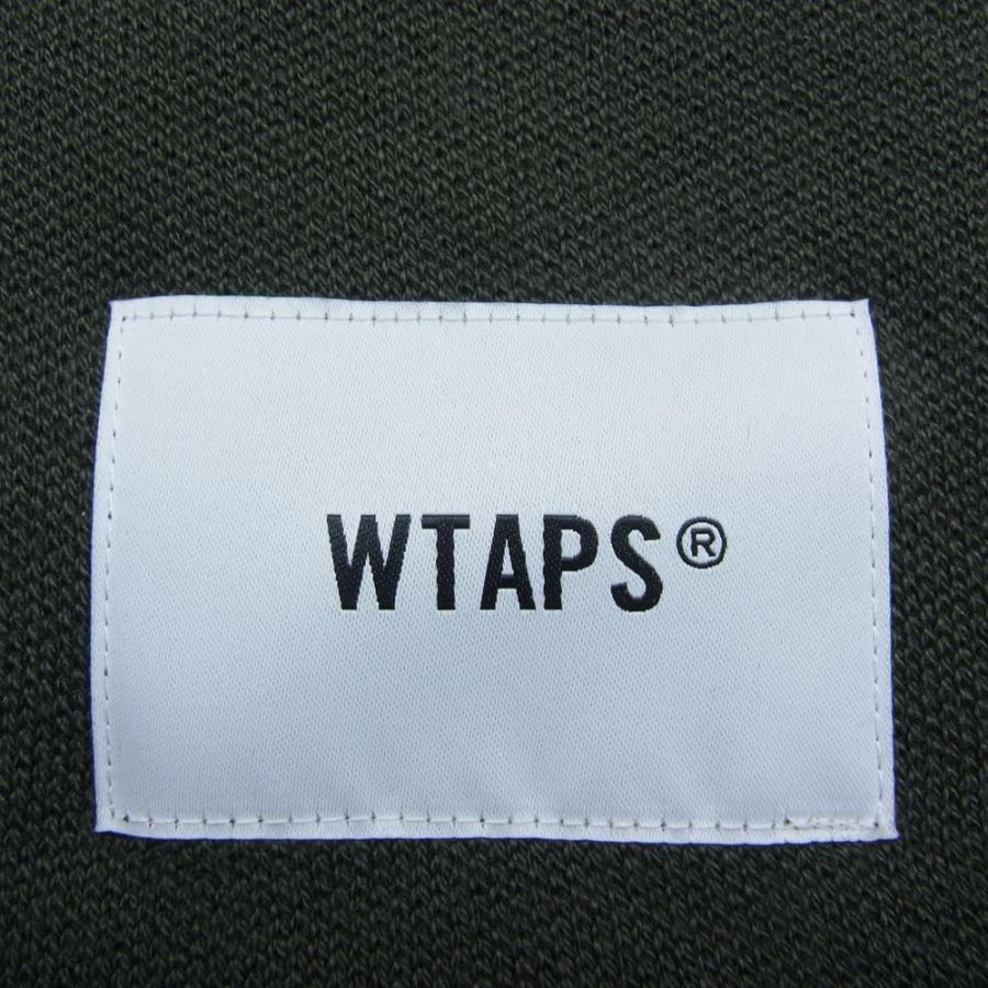 WTAPS 22AW 222MADT-HT05 ロゴ タグ ビーニー ニット カーキ 買取実績 画像