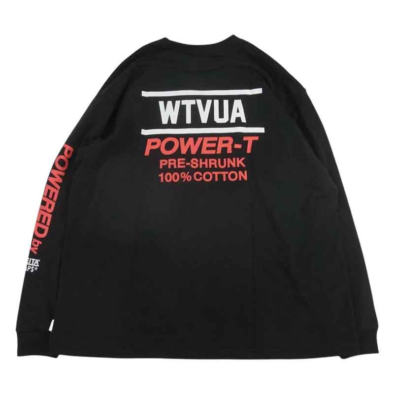 WTAPS 22AW 22217OND-CSM02 POWER-T / LS / ONEITA バックプリント クルーネック ロングスリーブ Tシャツ 買取実績 画像