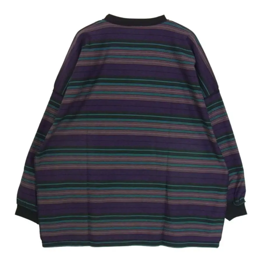 WTAPS 22SS 221ATDT-CSM32 Long Sleeve Jam 02 ボーダー カットソー