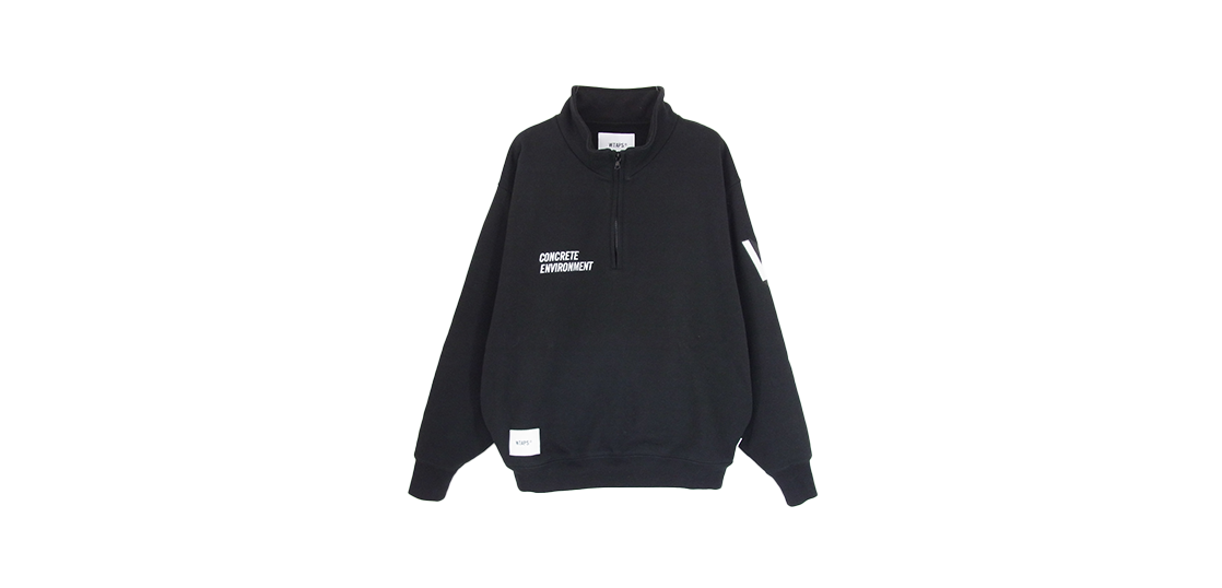 WTAPS 24SS 241ATDT-CSM05 DEPST SWEATER COTTON ENVIRONMENT ハーフ ...