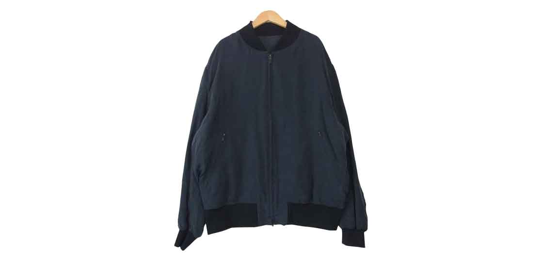 ワイスリー Black Sanded Cupro Bomber Jacket 買取実績