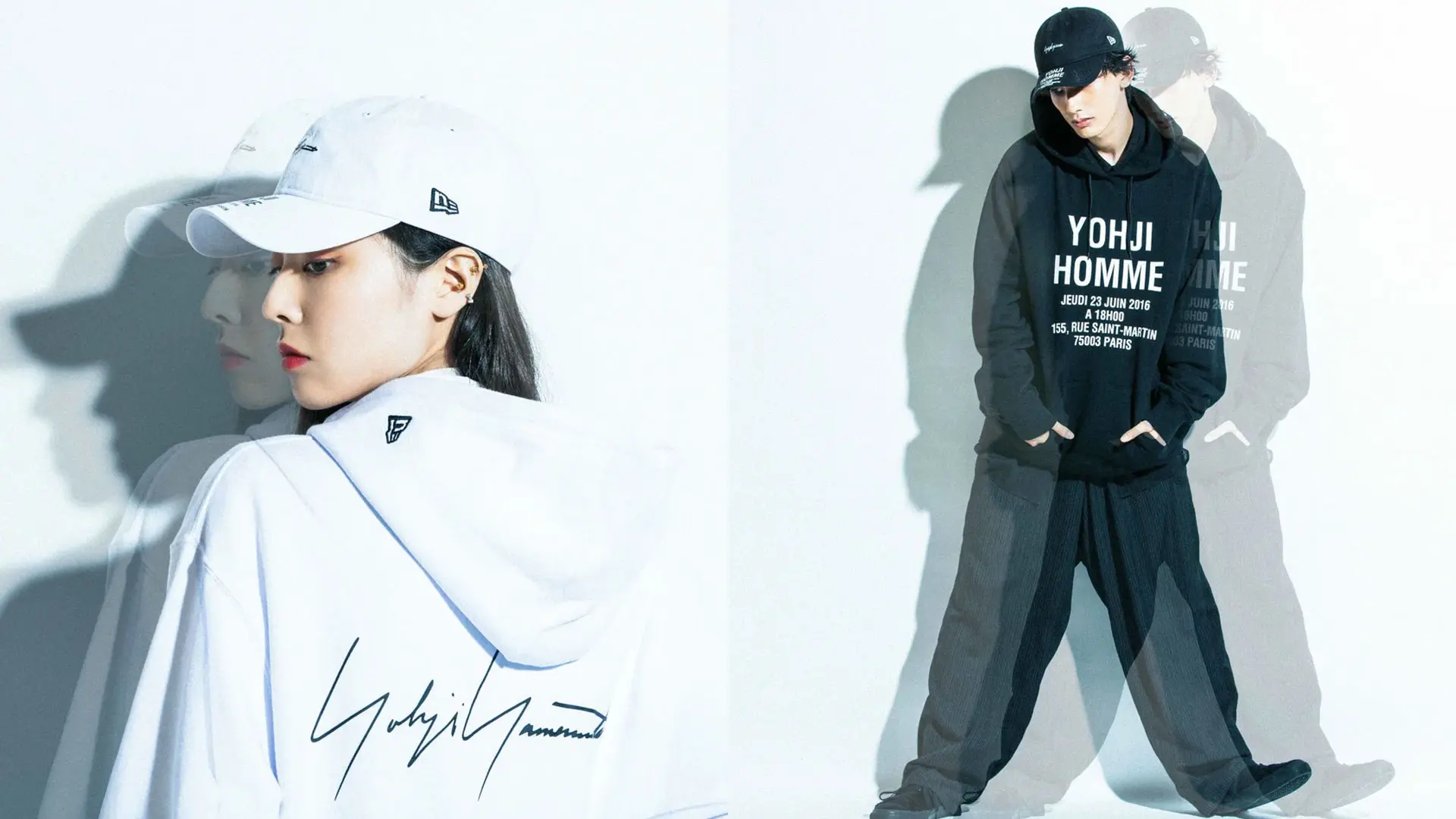 良品✨ヨウジヤマモト　ニューエラコラボプルオーバーパーカー　フーディ　ブラックＬ YohjiYamamoto x NEW ERA】ニューエラコラボパーカー3点買取入荷！RED
