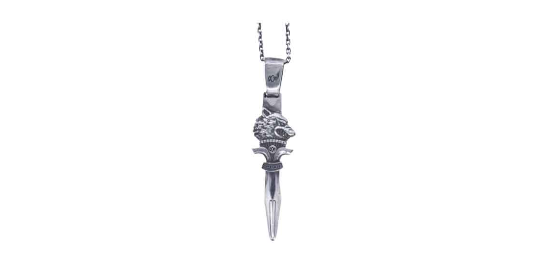 ヨウジヤマモト GOTHIC HA-A40-920-1-03 SILVER 950 WOLF DAGGAR ヨウジヤマモト GOTHIC HA-A40-920-1-03 SILVER 950 WOLF DAGGAR