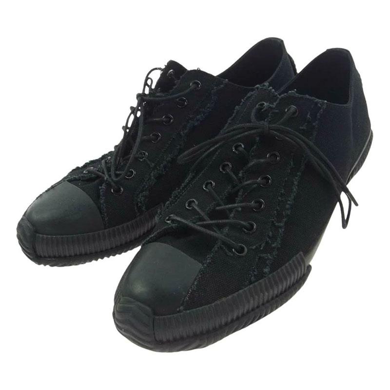 ヨウジヤマモト プールオム Low Top Lace-up Cotton Sneakers ローカット スニーカー 買取実績 画像