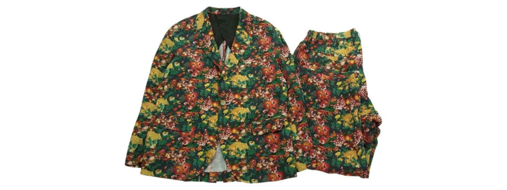 Yohji Yamamoto POUR HOMME 11SS　シルクテーラードジャケット 花柄 画像