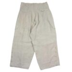 ヨウジヤマモト プールオム 21SS HD-P47-30 レースアップ 裾ボタン リネン ジョッパーズ カーゴパンツ ベージュ 買取実績 画像
