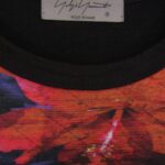 ヨウジヤマモトプールオム 22SS HG-T65-271 Inkjet Flower Picture Book Print Short Sleeves 花図鑑 切替 Tシャツ 買取実績 画像