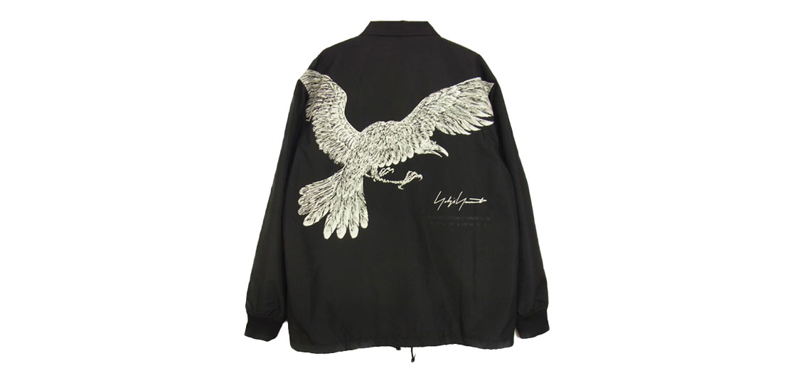 ヨウジヤマモト プールオム 22SS HG-Y90-990 NEW ERA CROW PRINT COACH