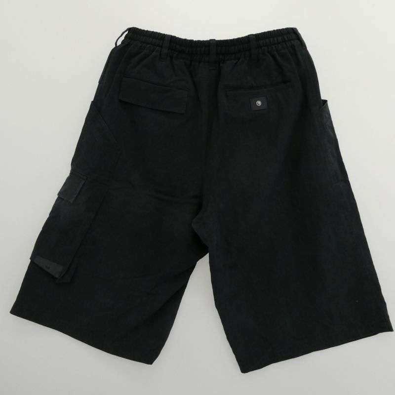 ワイスリー ヨウジヤマモト H63079 UTLY CRGO SHOR ショートパンツ ウォッシュ加工 クリンクルツイル カーゴ ハーフパンツ 買取実績 画像