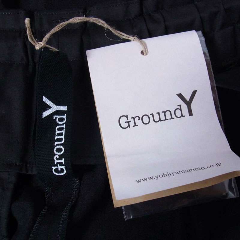 ヨウジヤマモト 24AW GP-P03-100-1-03 Ground Y WOOL GABARDINE BALLOON PANTS グラウンドワイ ウール ギャバジン バルーン パンツ 買取実績 画像