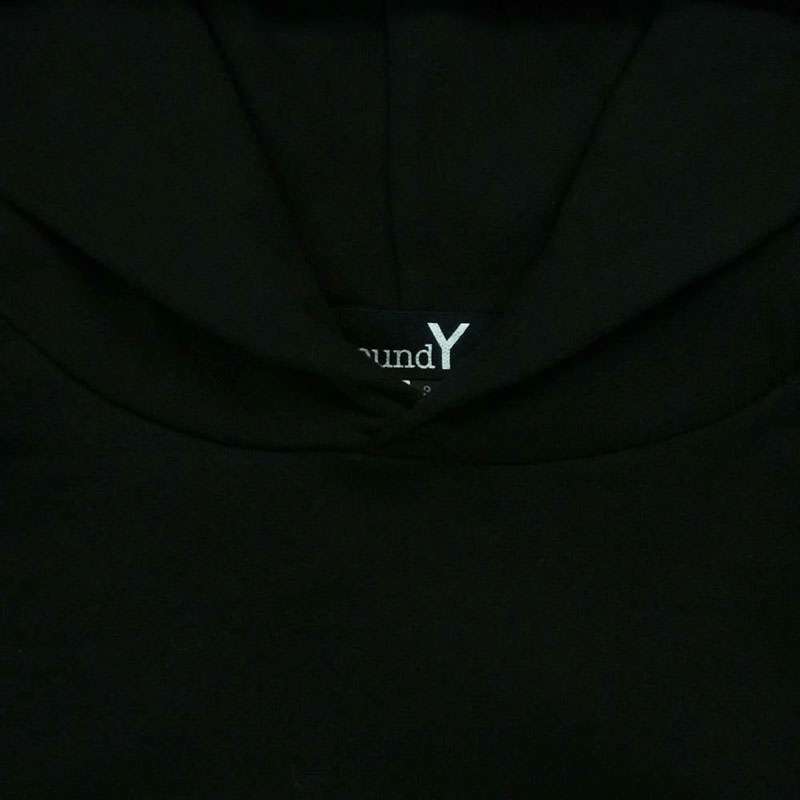 ヨウジヤマモト GroundY GA-T75-079 Upside Down LOGO Side Zipper Hoodie アップサイドダウンロゴ サイドジップ プルオーバー パーカー 買取実績 画像