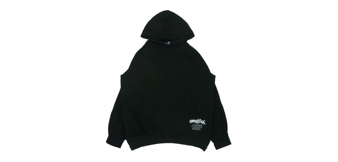ヨウジヤマモト GroundY GA-T75-079 Upside Down LOGO Side Zipper Hoodie 買取実績